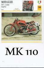 Mk110 motorkaart moto guzzi 500 v -2 cilinder grand prix, Ophalen of Verzenden, Zo goed als nieuw, Motoren