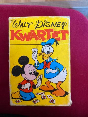 Vintage Walt Disney Kwartetspel beschikbaar voor biedingen