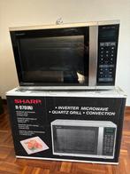 Sharp Inverter Combimagnetron met Oven & Grill, Witgoed en Apparatuur, Magnetrons, Ophalen, Combimagnetron, Gebruikt, Grill