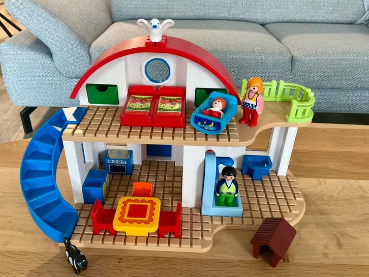 Playmobil 123 : Huis - 6784 - compleet, Kinderen en Baby's, Speelgoed | Playmobil, Gebruikt, Ophalen