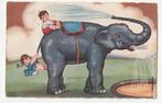 Olifant Margret Boriss oude ansichtkaart 1931, Verzenden, 1920 tot 1940, Gelopen, Kinderen