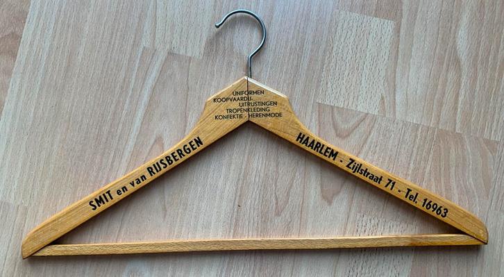 Kledinghanger, Haarlem, jaren 50, Verzamelen, Retro, Huis en Inrichting, Ophalen of Verzenden