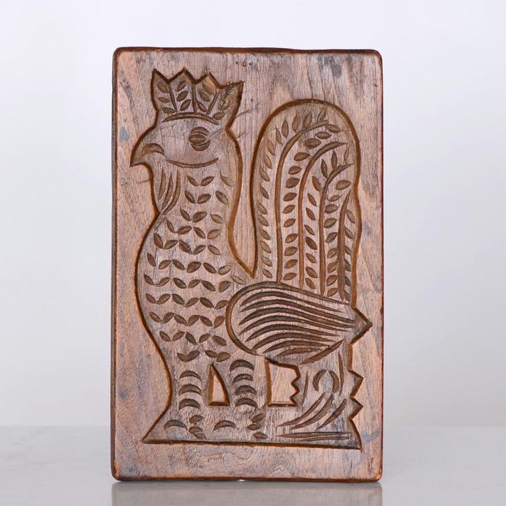 ✅ Antieke SPECULAAS KOEKPLANK dubbelzijdig VOLKSKUNST ± 1850, Antiek en Kunst, Antiek | Keukenbenodigdheden, Ophalen of Verzenden