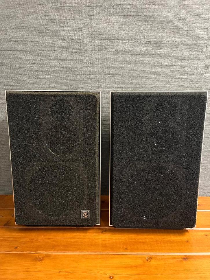 Philips 22AH587 MFB luidsprekers boxen speakers 587 ., Audio, Tv en Foto, Luidsprekers, Gebruikt, Front, Rear of Stereo speakers