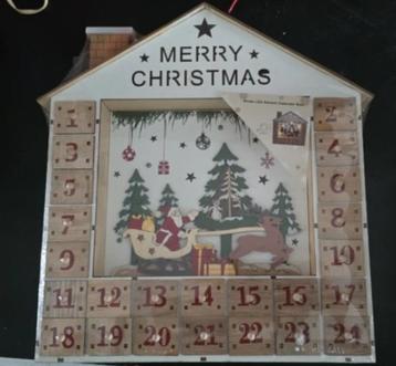 adventskalender hout ( model slede) beschikbaar voor biedingen