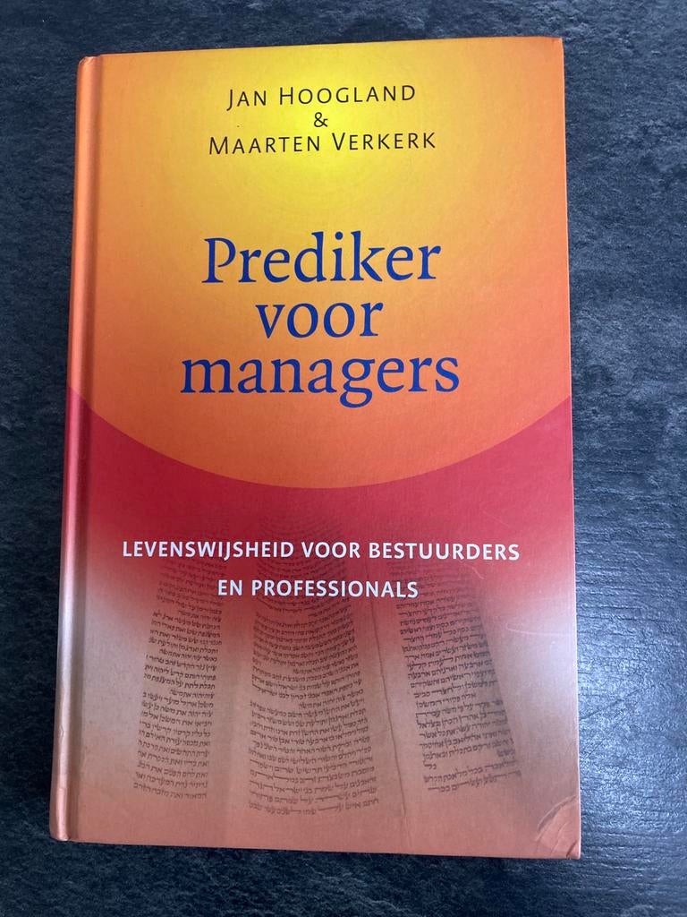 M. Verkerk - Prediker voor managers, Boeken, Advies, Hulp en Training, Zo goed als nieuw, Ophalen of Verzenden