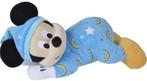 Disney - Glow-in-the-dark Mickey Mouse, blauwe pluchen knuff, Nieuw, Overige typen, Ophalen of Verzenden