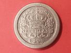 5 cent 1909 (kleine oplage), Postzegels en Munten, Munten | Nederland, Verzenden, Koningin Wilhelmina, 5 cent, Losse munt