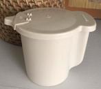 Vintage tupperware melkkan creme, Ophalen of Verzenden, Zo goed als nieuw, Beker of Kan
