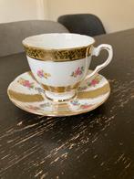 Royal Staffort Bone China kop en schotel, Ophalen of Verzenden, Gebruikt, Porselein, Kop en/of schotel