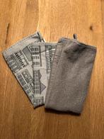 Dille & Kamille Theedoek/Vaatdoek Grijs, Ophalen of Verzenden, Zo goed als nieuw, Grijs, Theedoek of Handdoek