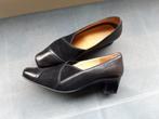 KOOPJE Elegante zwart leren damesschoen -nauwelijks gedragen, Schoenen met lage hakken, Zwart, Ophalen of Verzenden, Zo goed als nieuw