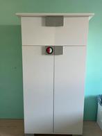 Witte kledingkast, Huis en Inrichting, Kasten | Kledingkasten, Ophalen, Gebruikt, 50 tot 100 cm, 150 tot 200 cm