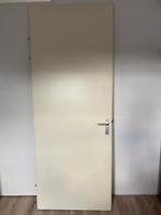 2 opdekdeuren 88 x 231 rechtsdraaiend, Doe-het-zelf en Verbouw, Deuren en Horren, Ophalen, Gebruikt, 80 tot 100 cm, 215 cm of meer