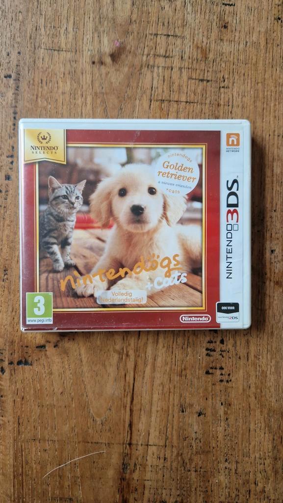 Nintendogs + Cats Golden Retriever - Nintendo Selects, Spelcomputers en Games, Games | Nintendo 2DS en 3DS, Zo goed als nieuw