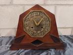 Klok qq1qart deco amsterdamse school  pendule, Antiek en Kunst, Antiek | Klokken, Ophalen of Verzenden
