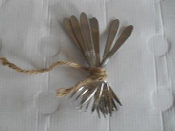 6 gero zilmeta quadrille gebaksvorkjes nr. 508 beschikbaar voor biedingen