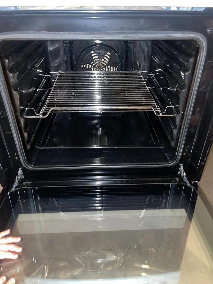 Gasfornuis met Oven, Witgoed en Apparatuur, Fornuizen, Gebruikt, Inbouw, Gas, 4 kookzones, 85 tot 90 cm, 60 cm of meer, Grill