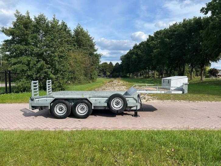 VELDHUIZEN Be oplegger kuip dieplader 7 TON (2020 (bj 2020), Auto's, Vrachtwagens, Bedrijf, Te koop, Aanhangers en Opleggers, Overige brandstoffen