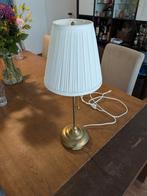 Tafellamp met witte kap, Ophalen, Art deco, Zo goed als nieuw, Metaal