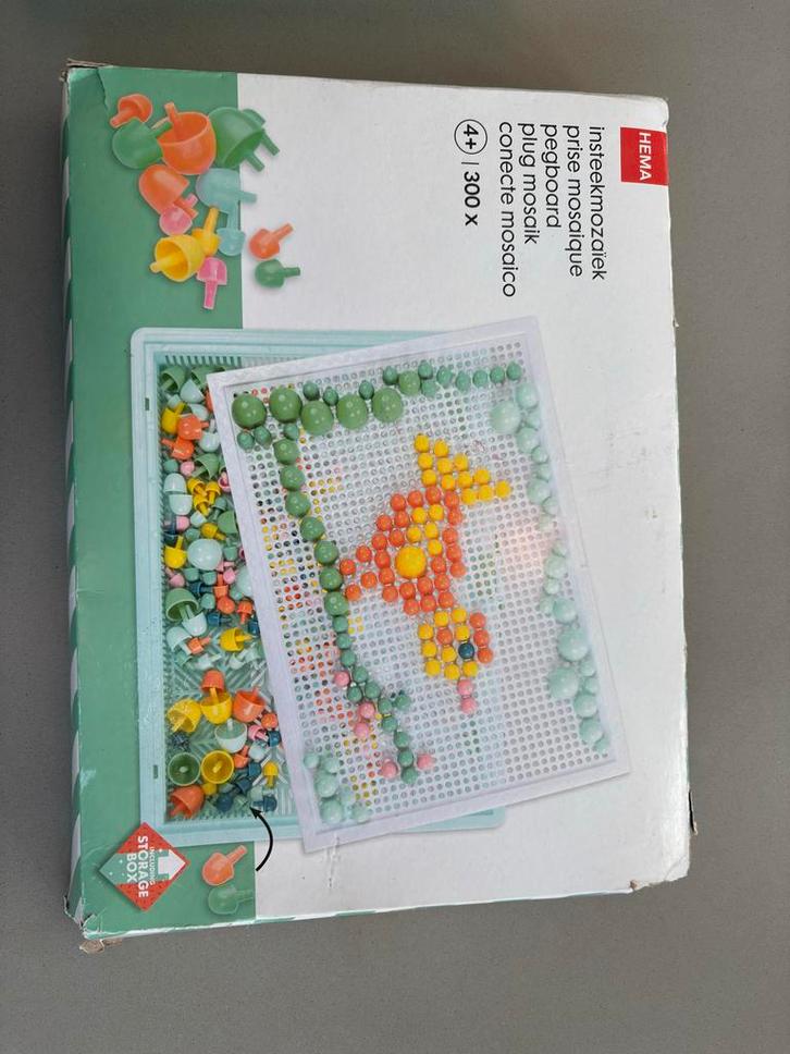 Insteek Mozaïek HEMA - Compleet!, Kinderen en Baby's, Speelgoed | Educatief en Creatief, Zo goed als nieuw, Knutselen, Ophalen of Verzenden