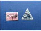 Postzegel NL Indie 1930 en 1933 2 zegels Luchtpost 26-02, Postzegels en Munten, Postzegels | Nederlands-Indië en Nieuw-Guinea