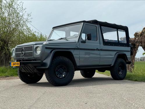 PUCH (Mercedes Benz) 230 GE Cabriolet 8-persoons nette staat, Auto's, Oldtimers, Particulier, Lederen bekleding, Mercedes-Benz