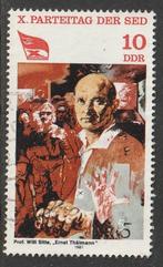 DDR 1981 2595 Partijdag SED 10p, Gest, Postzegels en Munten, Postzegels | Europa | Duitsland, Ophalen of Verzenden, DDR, Gestempeld