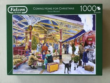 Legpuzzel 1000 st FALCON Coming home for Christmas 1x gelegd beschikbaar voor biedingen