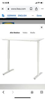 Desk adjustable Trotten (Ikea), Huis en Inrichting, Ophalen of Verzenden, Gebruikt