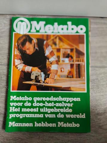 Metabo verkoopfolder jaren 70/80 beschikbaar voor biedingen
