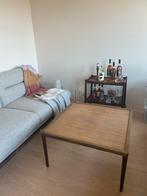 Jaren 50 / 60 koffietafel / salontafel teak, Ophalen, Gebruikt, 50 tot 100 cm, 50 tot 100 cm