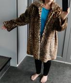Helena Vera 'bont' jas met panterprint, Kleding | Dames, Ophalen of Verzenden, Zo goed als nieuw, Maat 46/48 (XL) of groter, Bruin