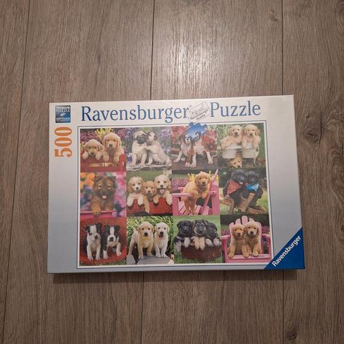 Ravensburger puzzel 500 stukjes Puppy Honden puzzel, Hobby en Vrije tijd, Denksport en Puzzels, Zo goed als nieuw, Ophalen of Verzenden