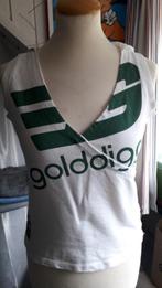 Top mouwloos met kapuchon mt S. Golddigga wit 5,00., Golddigga, Wit, Ophalen of Verzenden, Zo goed als nieuw