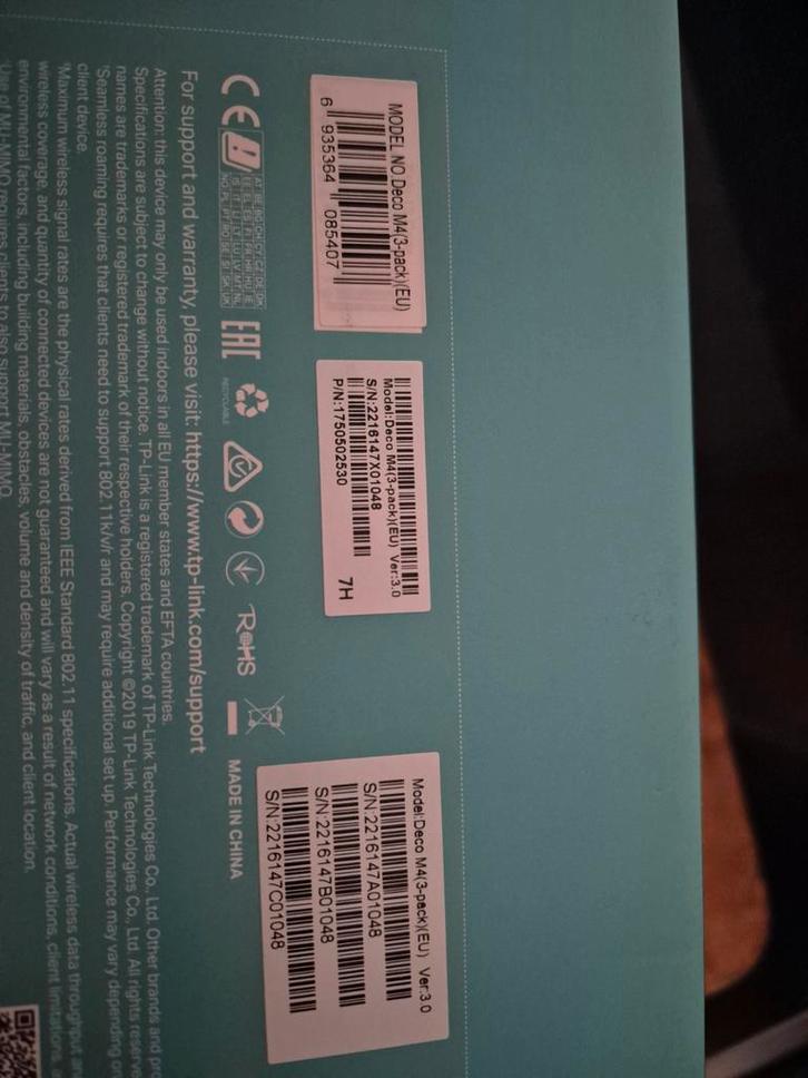 TP-Link Deco M4 (6 stuks) WiFi Versterker, Computers en Software, WiFi-versterkers, Zo goed als nieuw, Ophalen of Verzenden