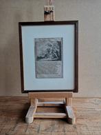 Ingelijste pagina uit het boek "Zinne-beelden, oft Adams App, Ophalen of Verzenden