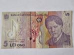 Roemenië 5 lei 2005, Postzegels en Munten, Bankbiljetten | Europa | Niet-Eurobiljetten, Overige landen, Verzenden
