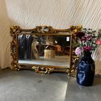 Barok Spiegel - houten lijst -120 x 80 cm- Goud - TTM Wonen, 100 tot 150 cm, Nieuw, Info@ttmwonen.nl, 75 tot 100 cm