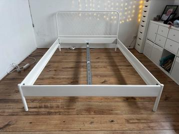 Ikea Bedframe - Wit Metaal - afbeelding 1