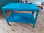 Ikea PS trolley sidetable bijzettafel blauw, Ophalen, Gebruikt, 50 tot 100 cm, 25 tot 50 cm