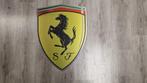 Exclusief Ferrari Logo Bord - 70 cm - Geborsteld Aluminium, Nieuw, Auto's, Ophalen