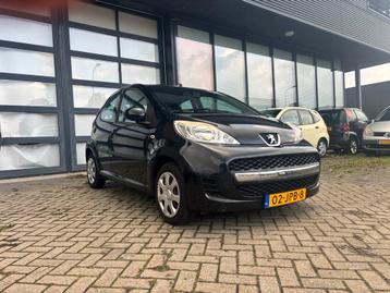 Peugeot 107 1.0 12V 5DR 2-TRONIC 2009 Zwart Automaat beschikbaar voor biedingen