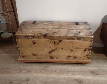 Antieke/Vintage Houten Kist - Gratis Af te Halen