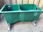 Schoon tweekamer koi filter 110x60x50cm met inhoud, Tuin en Terras, Vijver-toebehoren, Ophalen, Zo goed als nieuw, Vijverfilter