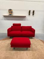 Nieuw Pode Tweak Bank 2x80 Hallingdal Stof Rood 192cm, Huis en Inrichting, 75 tot 100 cm, Rechte bank, Stof, Pode