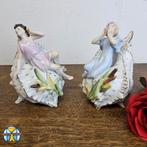 Vintage Art Nouveau stijl Plaue GDR (DDR) horende en roepend, Antiek en Kunst, Antiek | Porselein, Ophalen of Verzenden