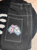 Y2k Loose Jeans Dice 7 Black Size XL, Verzenden, Zwart, Overige jeansmaten, Zo goed als nieuw