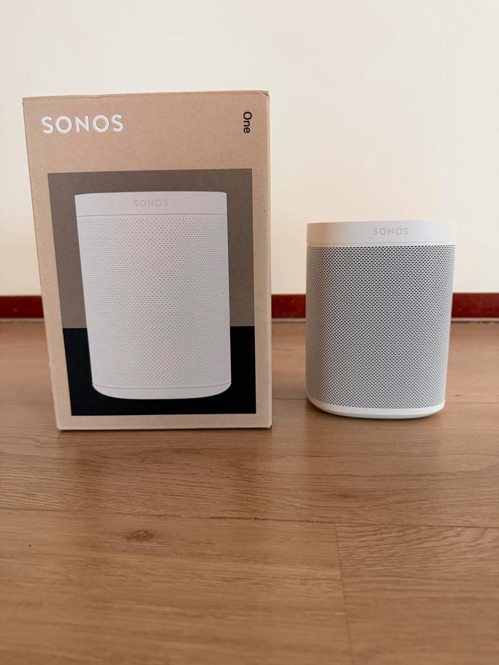 Sonos One Gen 2 - Perfecte Staat, Audio, Tv en Foto, Luidsprekers, Zo goed als nieuw, Front, Rear of Stereo speakers, Sonos, Ophalen of Verzenden