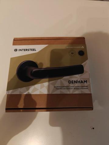 Nieuwe intersteel zwarte deurkruk beschikbaar voor biedingen